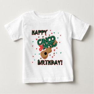 Glücklicher Geburtstag Cinco Des Mayo! Baby T-shirt