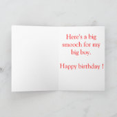 "GLÜCKLICHER GEBURTSTAG", DAHLING ! KARTE (Innenseite)