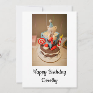Glücklicher Geburtstag Dorothy Feiertagskarte