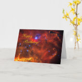 Glücklicher Geburtstag - Emissionsnebel in Puppis Karte (Gelbe Blume)