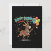 Glücklicher Geburtstag Esel-Feier Einladung (Vorderseite)