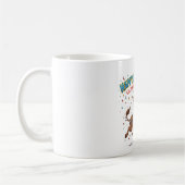 Glücklicher Geburtstag Esel-Feier Kaffeetasse (Links)