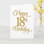 Glücklicher Geburtstag - Faltkarte Karte (Gelbe Blume)