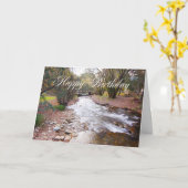 Glücklicher Geburtstag - Fluss Karte (Gelbe Blume)