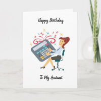 GLÜCKLICHER GEBURTSTAG FÜR MEIN ***ASSISTENT**