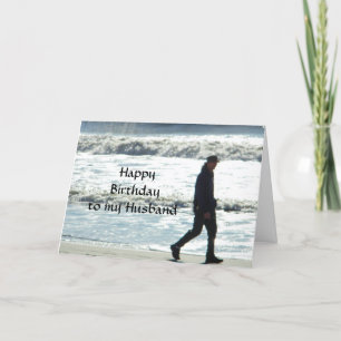 GLÜCKLICHER GEBURTSTAG FÜR MEIN HUSBAND KARTE