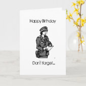 GLÜCKLICHER GEBURTSTAG FÜR MEINE ***MITARBEITER*** KARTE (Gelbe Blume)