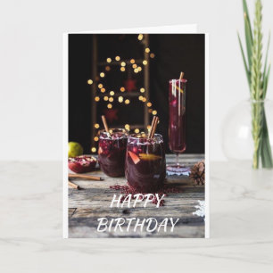 GLÜCKLICHER GEBURTSTAG FÜR MEINE (ODER UNSERE) **B KARTE