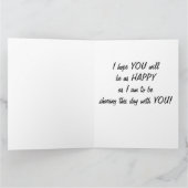 GLÜCKLICHER GEBURTSTAG FÜR MEINE ZWEI SCHWESTER KARTE (Innenseite)