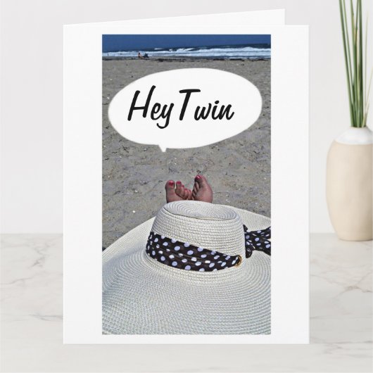 GLÜCKLICHER GEBURTSTAG FÜR MEINE ZWEI SCHWESTER KARTE (Vorderseite)