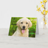 GLÜCKLICHER GEBURTSTAG FÜR MICH ***HUSBAND*** KARTE (Gelbe Blume)