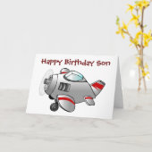 **GLÜCKLICHER GEBURTSTAG FÜR UNSEREN SOHN** KARTE (Gelbe Blume)