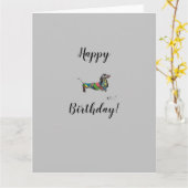 Glücklicher Geburtstag geklappte Grußkarte Blank I Karte (Gelbe Blume)