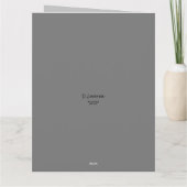 Glücklicher Geburtstag geklappte Grußkarte Blank I Karte (Rückseite)