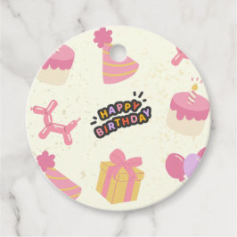 glücklicher Geburtstag Geschenkanhänger