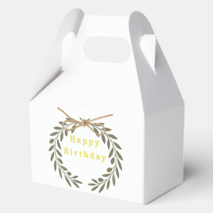 GLÜCKLICHER GEBURTSTAG GESCHENKBOX GESCHENKSCHACHTEL