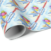 Glücklicher Geburtstag Geschenkpapier (Rolleneckpunkt)