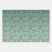 Glücklicher Geburtstag Geschenkpapier Set (Vorderseite)