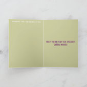 GLÜCKLICHER GEBURTSTAG - GREETING CARD KARTE (Innenseite)