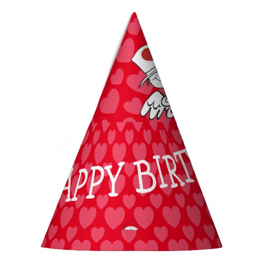 GLÜCKLICHER GEBURTSTAG "Herz Fairy"© individuell Partyhütchen (Links)