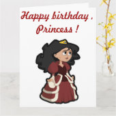 "GLÜCKLICHER GEBURTSTAG" HÜBSCHER DRUCK KARTE (Gelbe Blume)