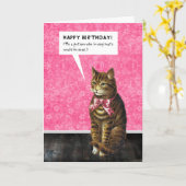 GLÜCKLICHER GEBURTSTAG - Hunde Jahre tot Karte (Gelbe Blume)