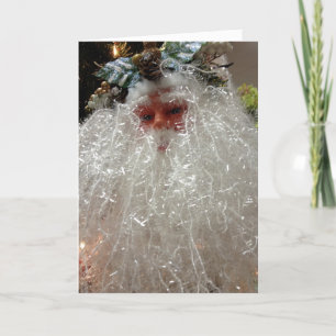 GLÜCKLICHER GEBURTSTAG IN CHRISTMAS ALTE ZEIT SANT FEIERTAGSKARTE