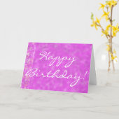 Glücklicher Geburtstag in Wysteria Blooms Grußkart Karte (Gelbe Blume)