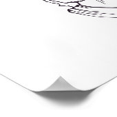 Glücklicher Geburtstag Jesus Poster (Ecke)