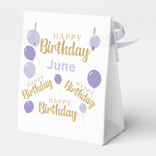 Glücklicher Geburtstag Juni Geburtstag Geburtstag Geschenkschachtel