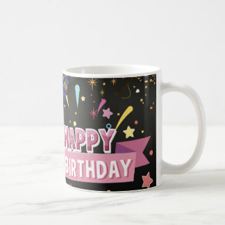 glücklicher Geburtstag Kaffeetasse
