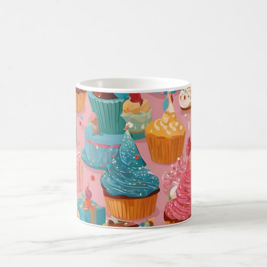 glücklicher Geburtstag Kaffeetasse (Mittel)