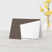 Glücklicher Geburtstag, Karen Karte (Gelbe Blume)