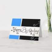 glücklicher Geburtstag Karte (Vorderseite)