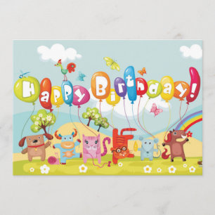 glücklicher Geburtstag Karte