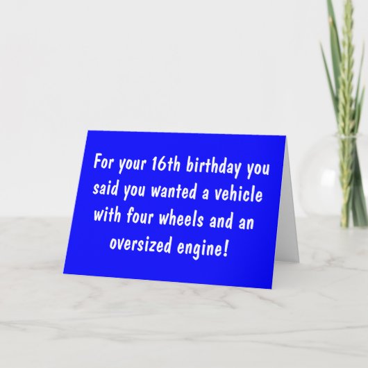 glücklicher Geburtstag Karte (Vorderseite)