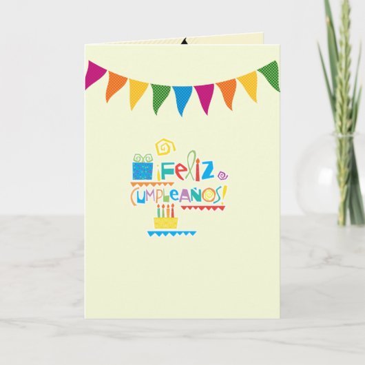 glücklicher Geburtstag Karte (Vorderseite)