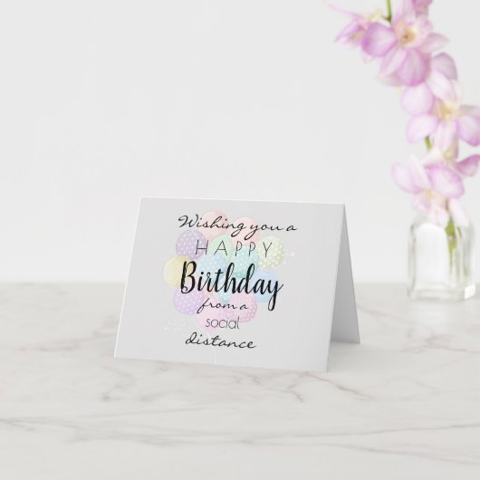 Glücklicher Geburtstag Karte (Orchidee)