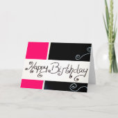 glücklicher Geburtstag Karte (Vorderseite)