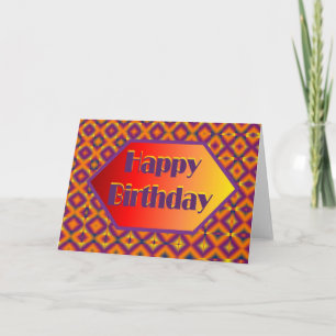 glücklicher Geburtstag Karte