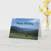 Glücklicher Geburtstag Karte (Gelbe Blume)