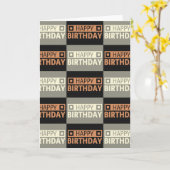 Glücklicher Geburtstag Karte (Gelbe Blume)