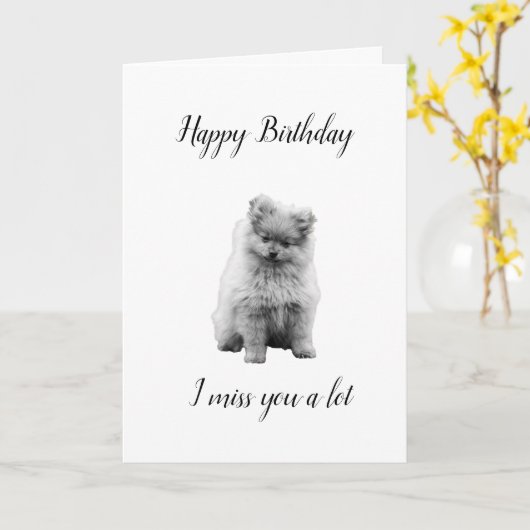 glücklicher Geburtstag Karte (Gelbe Blume)