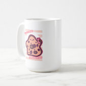 Glücklicher Geburtstag lasse Biologie-Zellpun feie Kaffeetasse (Vorderseite Links)