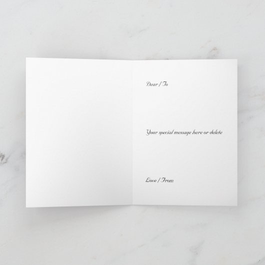 "Glücklicher Geburtstag" Mädchen Frauen Karte (Innenseite)