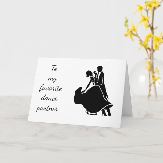 GLÜCKLICHER GEBURTSTAG "MEIN LIEBLINGSPARTNER" (Ne Karte (Gelbe Blume)