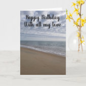 GLÜCKLICHER GEBURTSTAG MIT *ALL MEINE LIEBE* FEIER KARTE (Gelbe Blume)