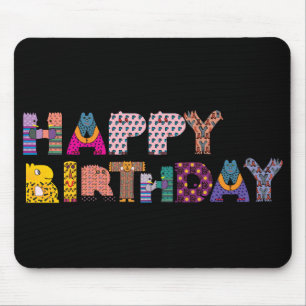 Glücklicher Geburtstag Mousepad