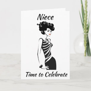 GLÜCKLICHER GEBURTSTAG ***NIECE*** SIE SIND "BESON KARTE