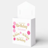 Glücklicher Geburtstag Oktober Geburtstag Geburtst Geschenkschachtel (Geöffnet)